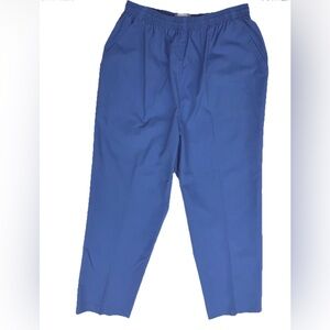 Vintage Koret Francisca Women's 12 Blue Pull-On Pants Custom Shorten Hem